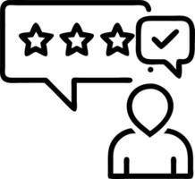 manager collects information customer satisfaction develop products services Feedback concept user comment rating online writing feedback review reputation management Set 2 vector