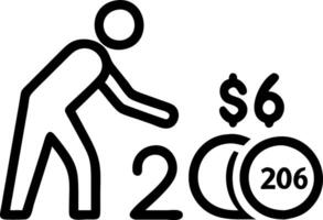 Man hands placing gold wooden number 2026 on stack of coins tax payment investment banking 2026 new year saving money financial planning vector