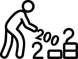 Man hands putting gold wooden number 2026 on the stack of coins tax payment investment and banking concept 2026 new year saving money and financial planning concept vector
