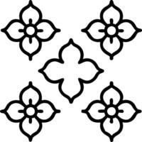 Luxurious blossom seamless tile pattern with opulent flower designs and metallic accents for high end spaces Set 2 vector