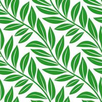 Lush summer leaves seamless pattern with tropical vines and tendrils for lively tropical spaces vector