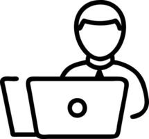 know your customer KYC concept businessman use laptop identity verification symbol increase financial security access personal financial data biometrics security Set 9 vector