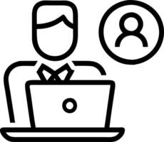 know your customer KYC concept businessman use laptop identity verification symbol increase financial security access personal financial data biometrics security Set 3 vector