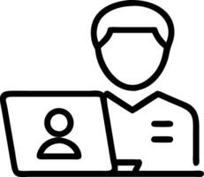 know your customer KYC concept businessman use laptop identity verification symbol increase financial security access personal financial data biometrics security Set 2 vector