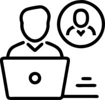 know your customer KYC concept businessman use laptop identity verification symbol increase financial security access personal financial data biometrics security Set 8 vector