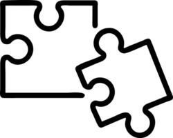 Jigsaw puzzle with missing piece symbolizing incomplete tasks problem solving and the quest for completion Set 2 vector