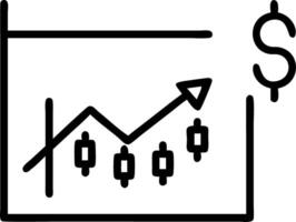 Investment and financial concept with market stock graph in background illustrating investment strategies and financial analysis vector