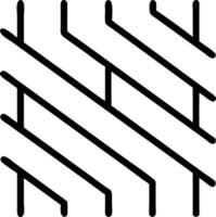 Industrial magnolia seamless tile pattern with bold lines and metallic accents on white background ideal for modern lofts Set 3 vector