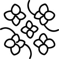 Industrial hydrangea seamless tile pattern with bold lines and metallic accents on white background ideal for modern lofts Set 4 vector