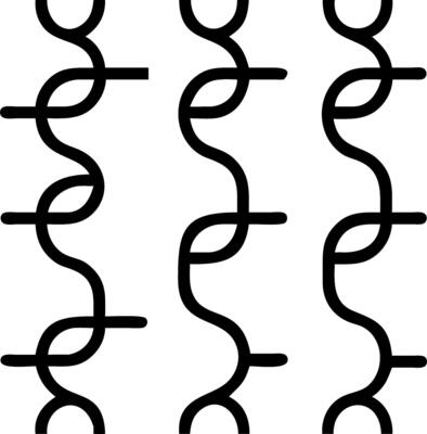 Industrial magnolia seamless tile pattern with bold lines and metallic accents on white background ideal for modern lofts Set 5