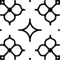 Industrial hydrangea seamless tile pattern with bold lines and metallic accents on white background ideal for modern lofts Edition vector