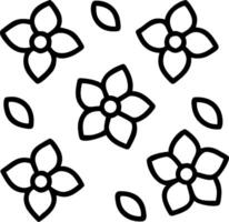 Industrial hydrangea seamless tile pattern with bold lines and metallic accents on white background ideal for modern lofts Set 3 vector