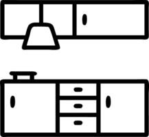 Illustration of elegant kitchen featuring recessed lighting elegant cabinets built in lighting and LED lights under cabinets creating to cozy atmosphere Set 2 vector