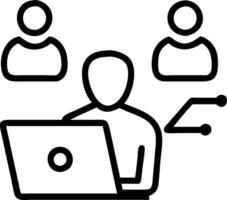 Human Resources management HR manager laptop HR icons recruitment process efficient sustainable business success team building vector
