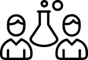 Healthcare researchers in life science lab innovate vaccine development invests in advanced technology synergy lens solution fosters trust in medical progress brand impact concept vector