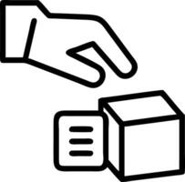 hand putting document icon wooden cube document management digital file data online records database technology file access doc sharing Set 2 vector