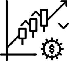 Global economic investment stock market index panic due to Chinese Corona Virus with candlestick graph and red arrow down Set 3 vector