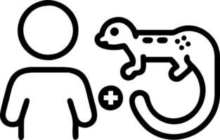 Gaming influencer with to pet lizard dynamic game room setup focus on unique companions vector