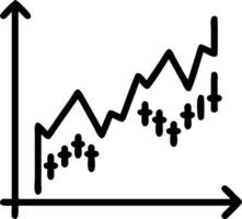 Financial graph with uptrend line candlestick chart in stock market on neon color widescreen background Set 3 vector