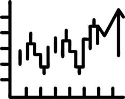 Financial graph with uptrend line candlestick chart in stock market on neon color widescreen background Set 2 vector