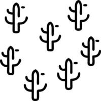 Farmhouse cactus seamless tile pattern with vintage cactus and warm brown accents on white background ideal for cozy kitchens Set 3 vector