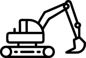 Excavator working with soil and water during earthmoving works vector