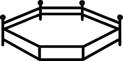 Empty boxing ring illuminated by colorful lights ready for match dramatic atmosphere professional sport setting Set 4 vector