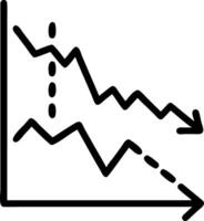 Economic trends profoundly affecting stock market performance where recessions trigger stock crashes exchange losses and volatile trading conditions vector