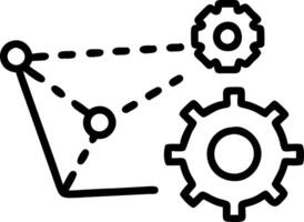 e commerce shopping online logistics transportation buy sell Cogs gear wheel mechanisms wireframe low polygonal blue mesh dots lines shapes Set 2 vector