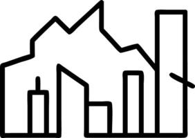 Double exposure of business charts and financial district merging financial data visualization with urban financial landscape Set 2 vector