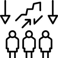 Diverse group of stock market traders frantically buying and selling on the trading floor vector