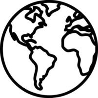 Double exposure global world map on business financial stock market trading background vector
