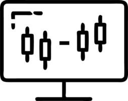 Detailed view stock market exchange interface computer screen graphs numbers Set 2 vector