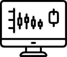 Detailed view stock market exchange interface computer screen graphs numbers vector