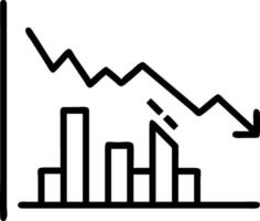 Digital indicators and declining stock market graphs over modern city backdrop market crash double exposure concept vector