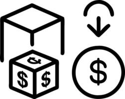 DCA word wooden cube coins idea Dollar Cost Averaging investment strategy Saving stock savings monthly quarterly basis Set 2 vector