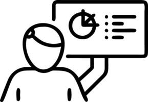 Data analysis science big data AI technology analyst scientist uses computer dashboard analysis information complex data sets computer insights development engineer vector