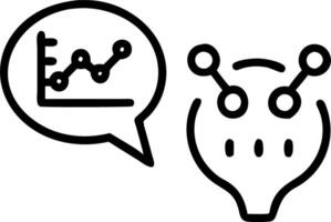 Data analysis science and big data with AI technology to support work for chat AI generate code and analyze complex data sets on computer insights development engineer Set 3 vector