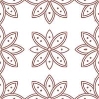 Cultural embroidery seamless pattern with intricate floral motifs and vibrant threads for to colorful artistic aesthetic Set 4 vector