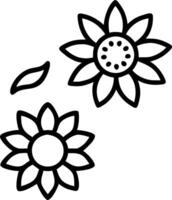 Contemporary sunflower seamless tile pattern with geometric sunflower designs and monochrome palette ideal for trendy spaces Set 7 vector