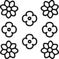 Contemporary poppy seamless tile pattern with geometric poppy designs and monochrome palette ideal for trendy spaces Set 3 vector