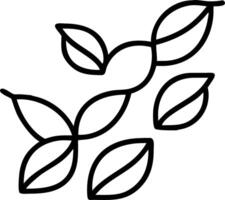 Contemporary minimalist leaf repeat seamless tile pattern with abstract leaf lines and neutral tones for sleek urban homes vector