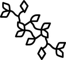 Contemporary ivy seamless tile pattern with geometric ivy designs and monochrome palette ideal for trendy spaces Set 2 vector