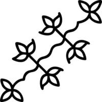 Contemporary ivy seamless tile pattern with geometric ivy designs and monochrome palette ideal for trendy spaces Edition vector