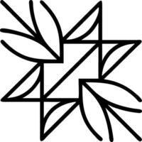 Contemporary geometric tropical leaves seamless tile pattern with sharp angles and contrasting greens for stylish modern interiors Edition vector