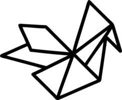 Colorful origami in monochrome room paper art coming to life creating striking visual contrast and creativity vector