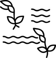 Coastal eucalyptus seamless tile pattern with airy eucalyptus and light blue accents on white background ideal for beach inspired rooms Edition vector
