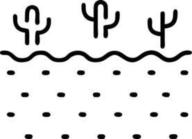 Coastal cactus seamless tile pattern with airy cactus and light blue accents on white background ideal for beach inspired rooms Edition vector