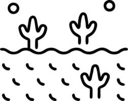 Coastal cactus seamless tile pattern with airy cactus and light blue accents on white background ideal for beach inspired rooms Set 4 vector