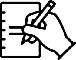 Close up of person writing in notebook with yellow pen highlighting creativity and organization in comfortable setting Set 2 vector